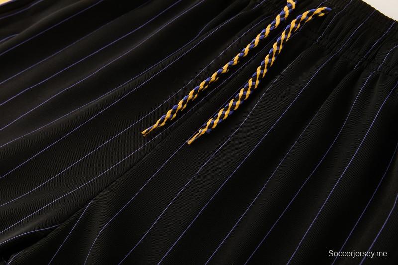 26/27  قميص مانشستر يونايتد أسود بأكمام قصيرة + شورت كرة قدم