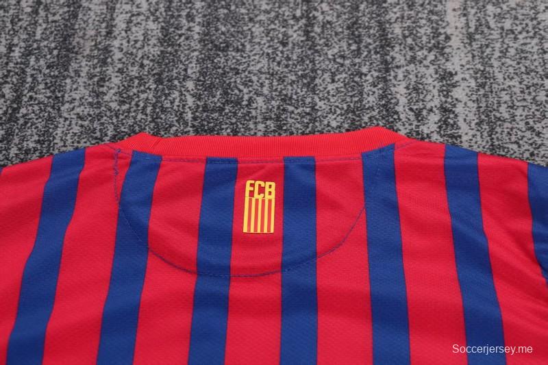 قميص برشلونة الرئيسي للأطفال طراز ريترو 11/12