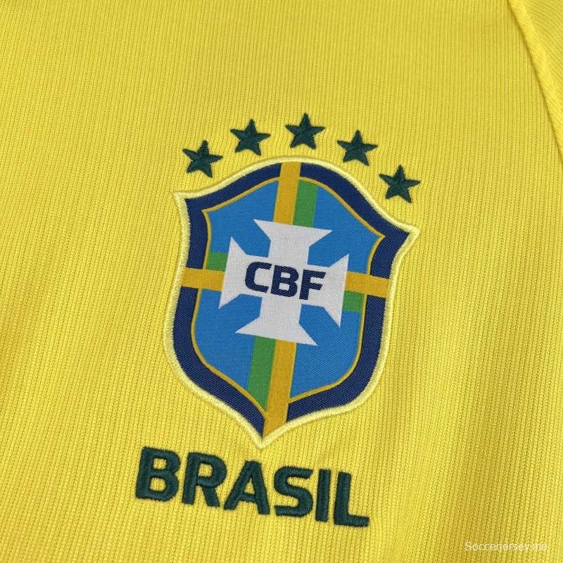 قميص كأس العالم 2026 للرجال - البرازيل - ذو الأكمام الطويلة