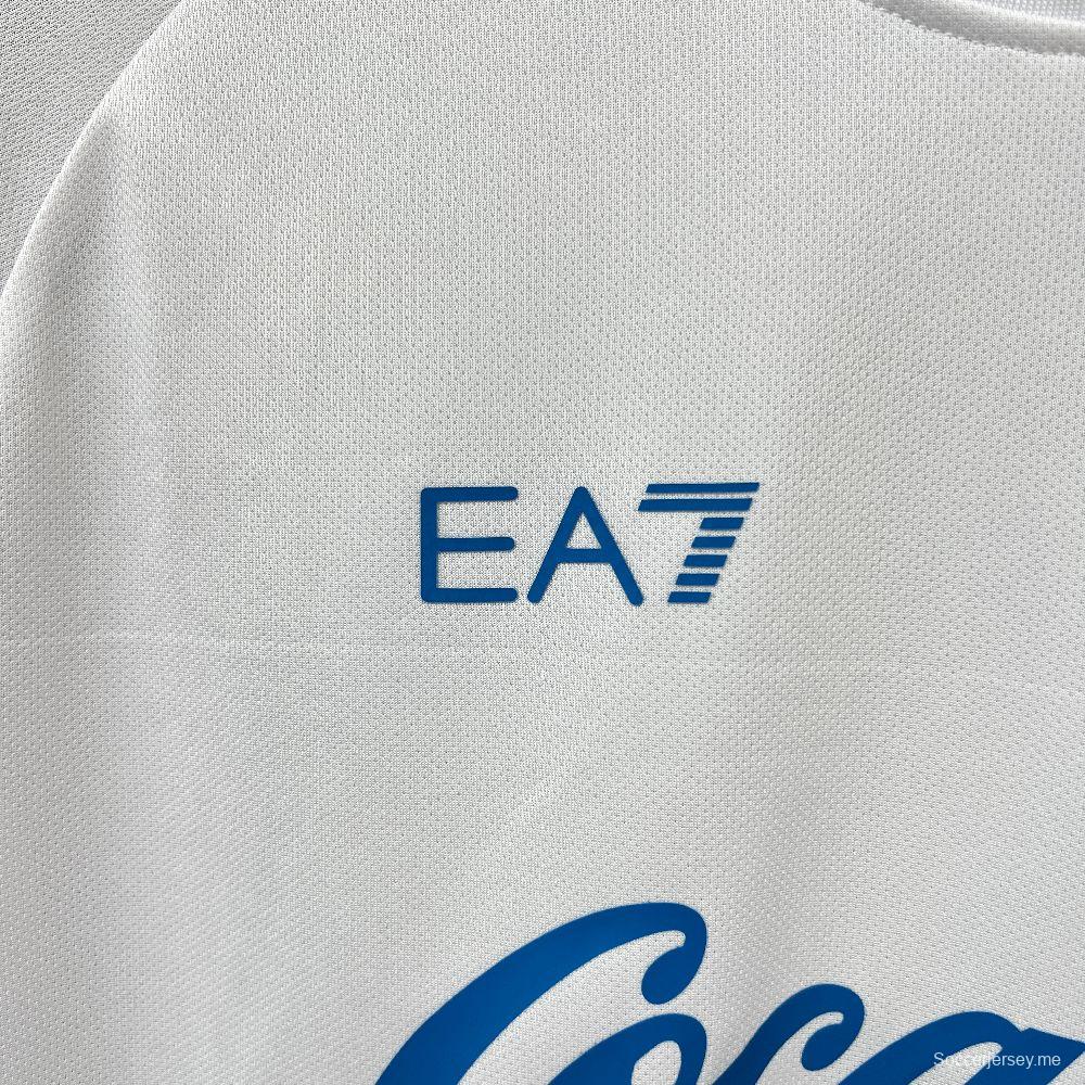 2025/26 قميص رجالي بأكمام طويلة قبل المباراة مع نابولي