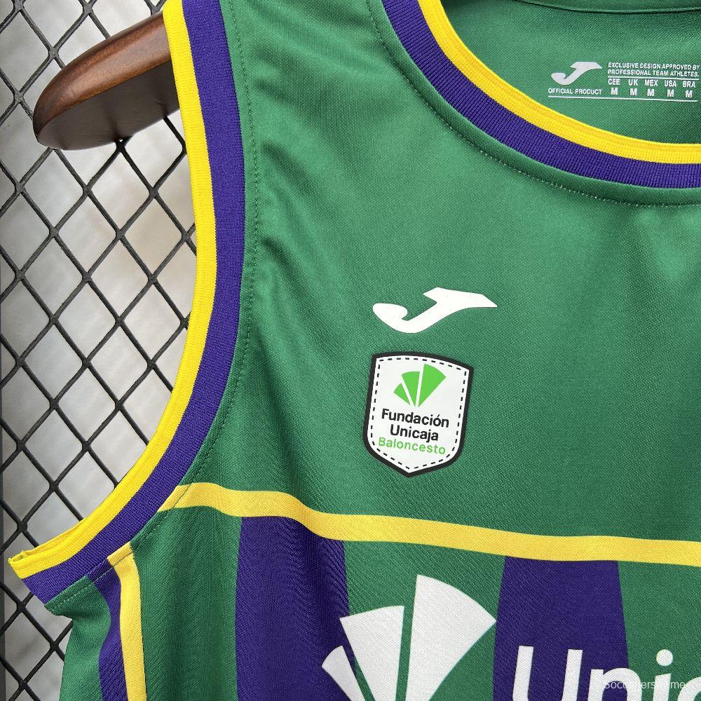 2025/26 قميص كرة السلة المنزلي مالاجا بالونسيستو للرجال