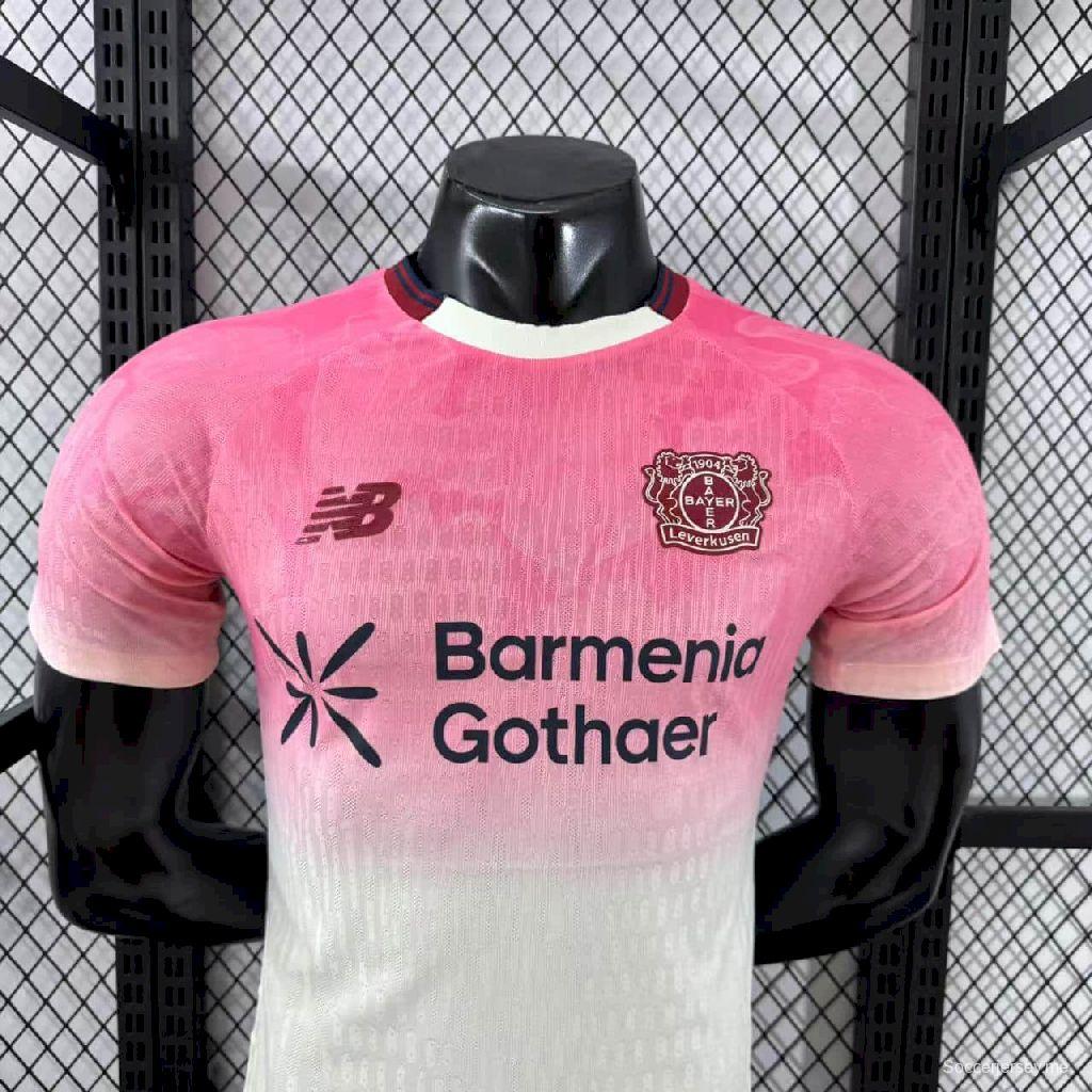 2025/26 نسخة اللاعب 2025/26 قميص فريق باير 04 ليفركوزن للرجال خارج ملعبه