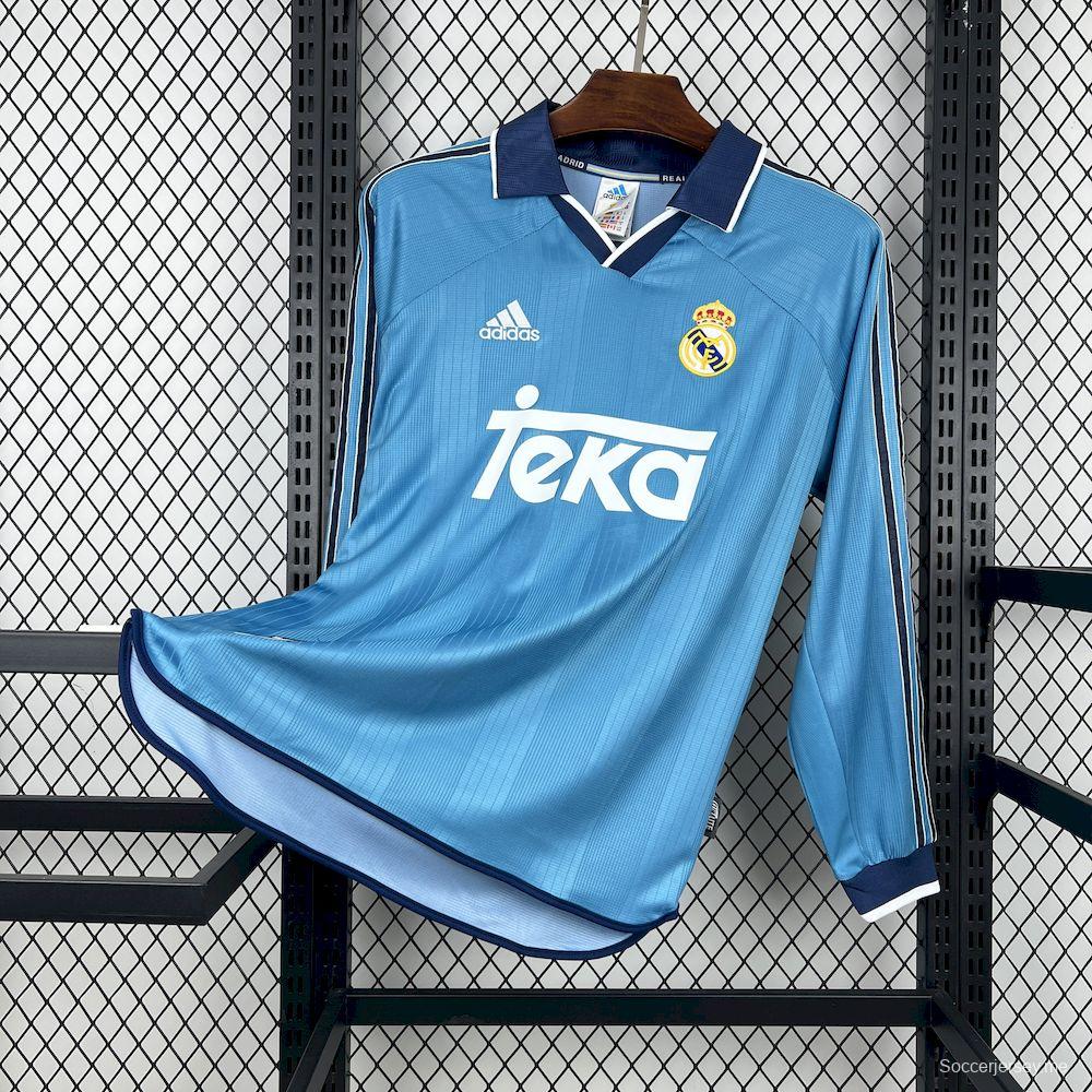 قميص ريال مدريد الثالث ذو الأكمام الطويلة من موسم 1999/2000