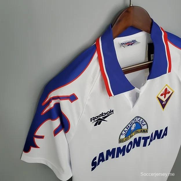 قميص فيورنتينا 95/96 ريترو 95/96 أبيض خارجي
