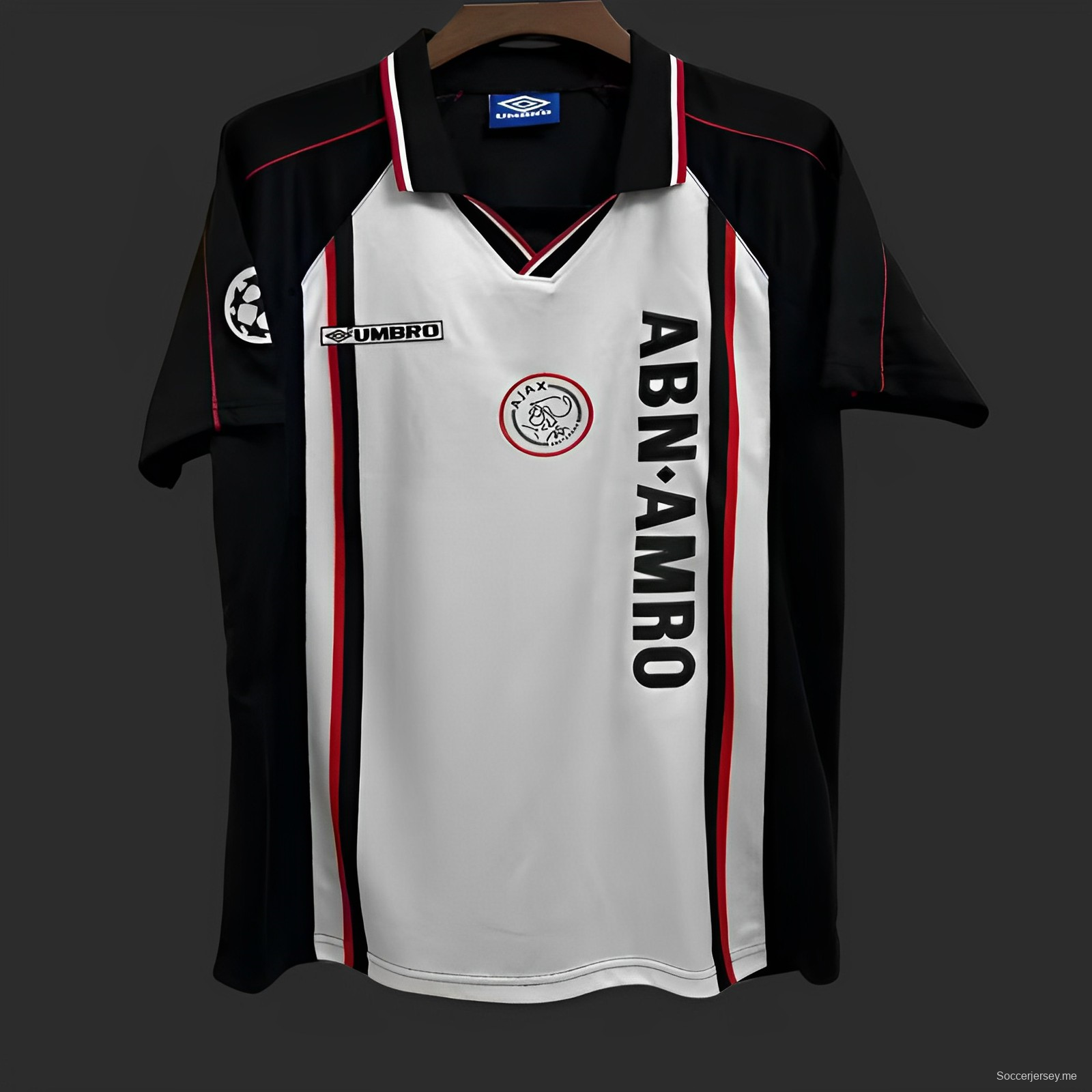 قميص أياكس 98/99 ريترو مع رقعة البطل
