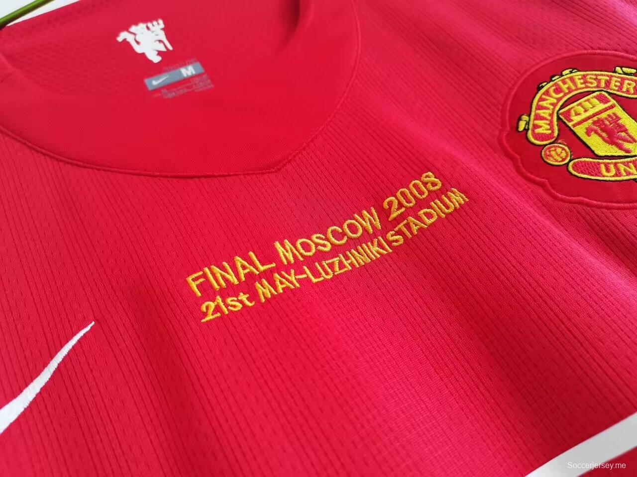 قميص ريترو كيدز 07/08 مانشستر يونايتد هوم جيرسي
