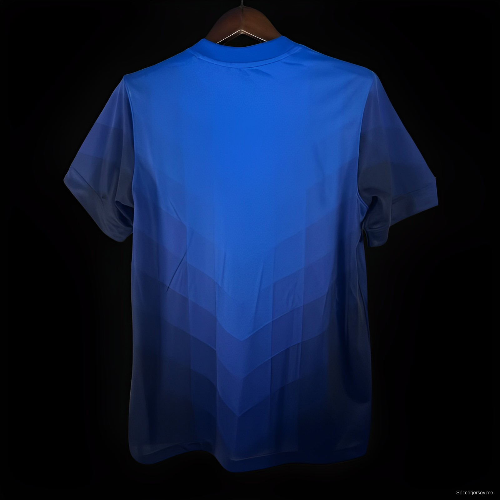 قميص هولندا الرجعية 2014 أزرق اللون أزرق خارجي
