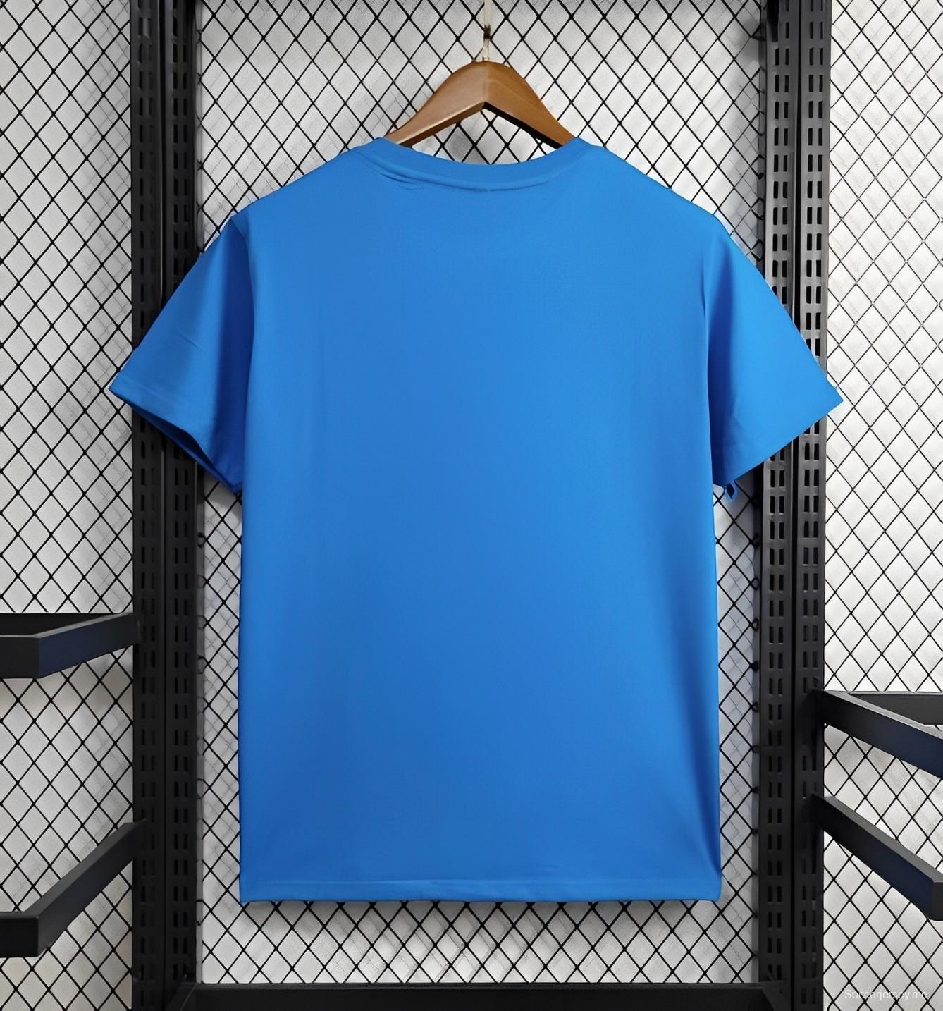 24/25 قميص تدريب برشلونة × بالمان أزرق اللون الأزرق
