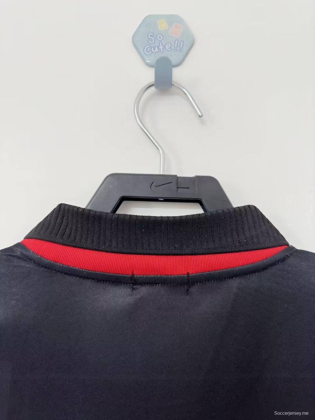 قميص ريترو 1998 حارس مرمى اليابان بأكمام طويلة لهب أحمر اللون
