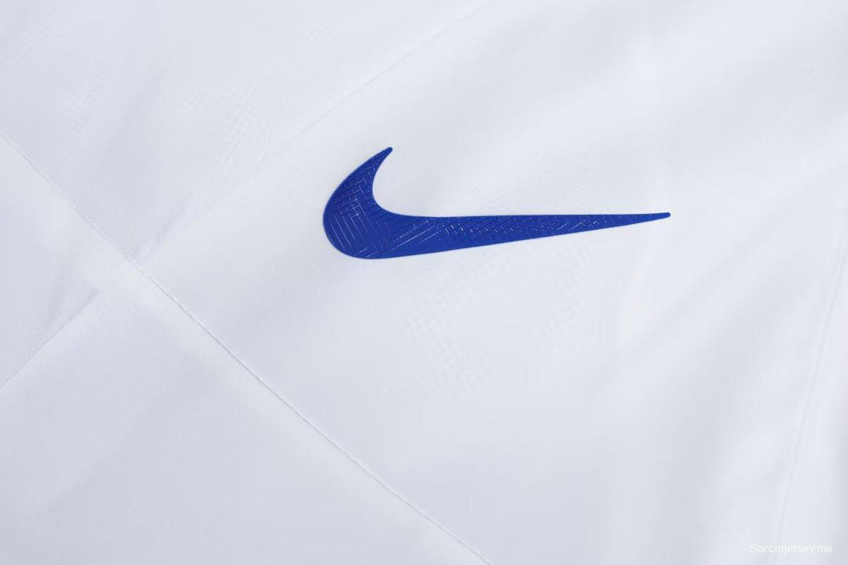 2024 إنجلترا 2024 سترة واقية من الرياح بيضاء
