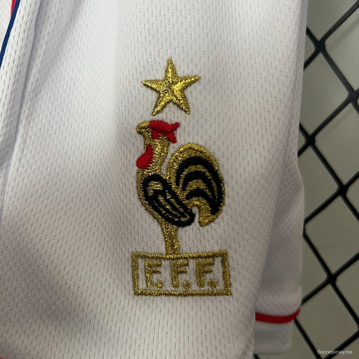 قميص منتخب فرنسا للأطفال 1998 ريترو 1998 للأطفال
