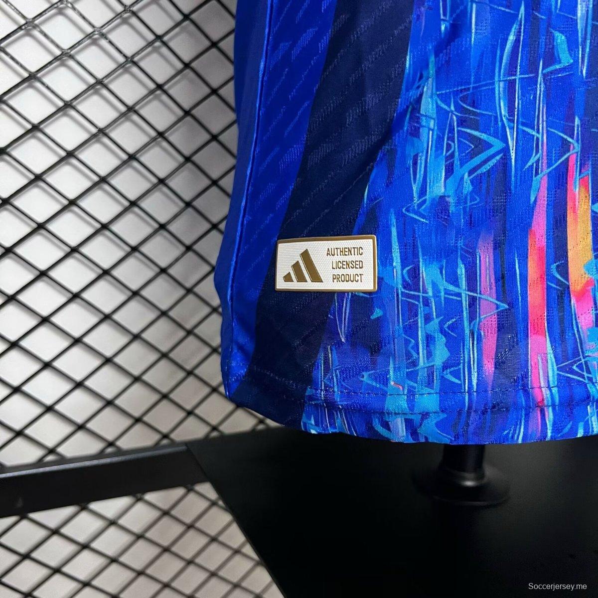 إصدار اللاعب 2024 قميص اليابان الأزرق الخاص 2024
