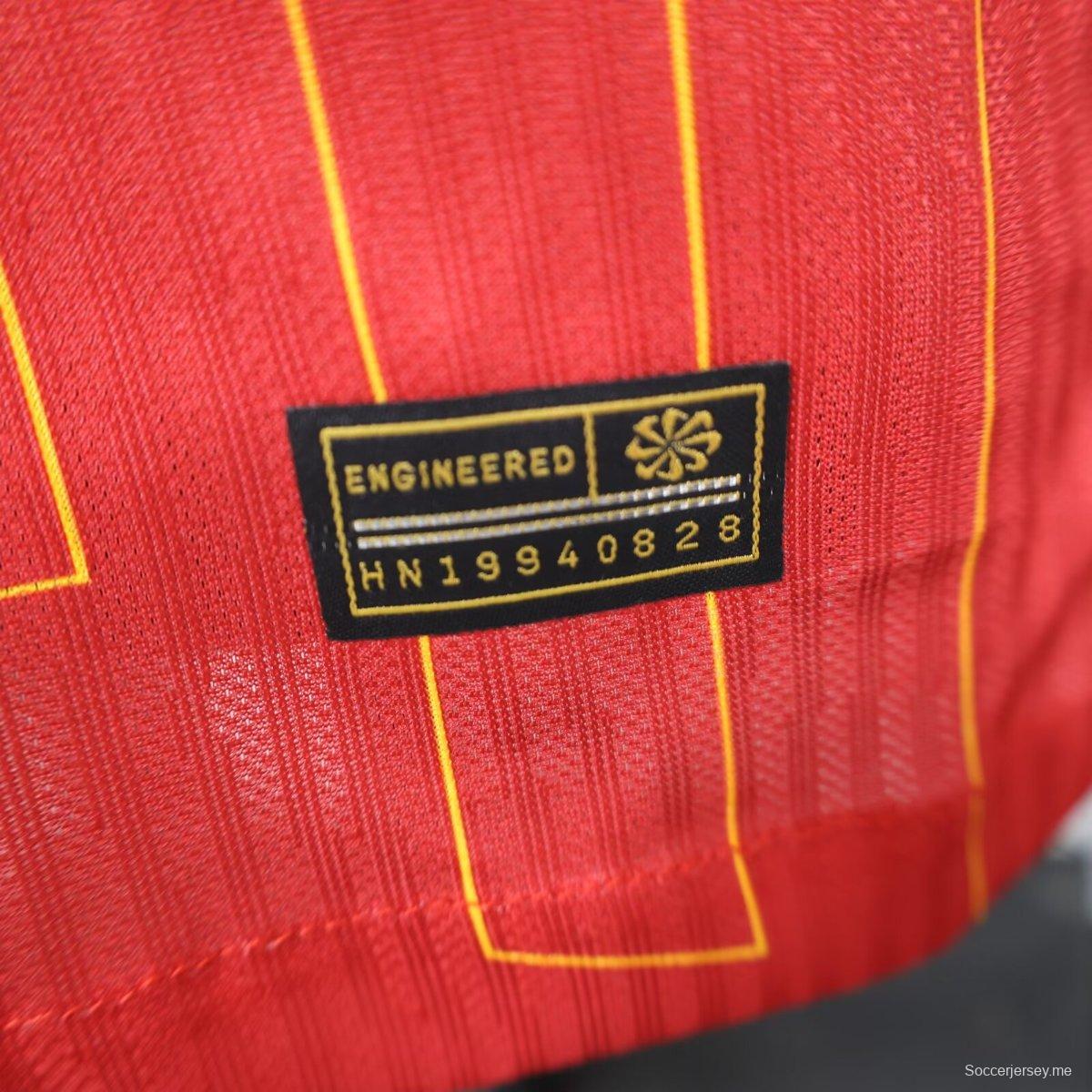 إصدار اللاعب 24/25 قميص بأكمام طويلة الأكمام لليفربول هوم 24/25
