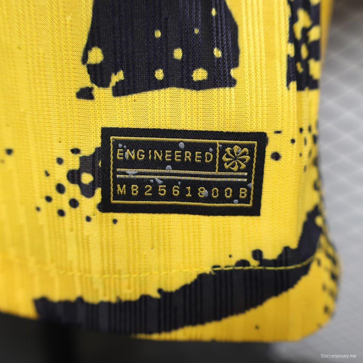 إصدار اللاعب 24/25 قميص إنتر ميلان الأصفر الثالث 24/25
