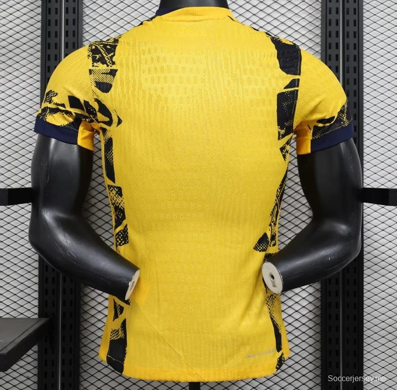 إصدار اللاعب 24/25 قميص إنتر ميلان الأصفر الثالث 24/25
