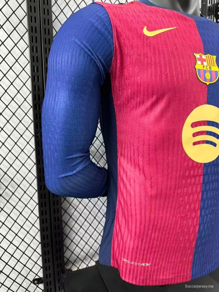 إصدار اللاعب 24/25 قميص الذكرى 125 لميلاد برشلونة على أرضه

