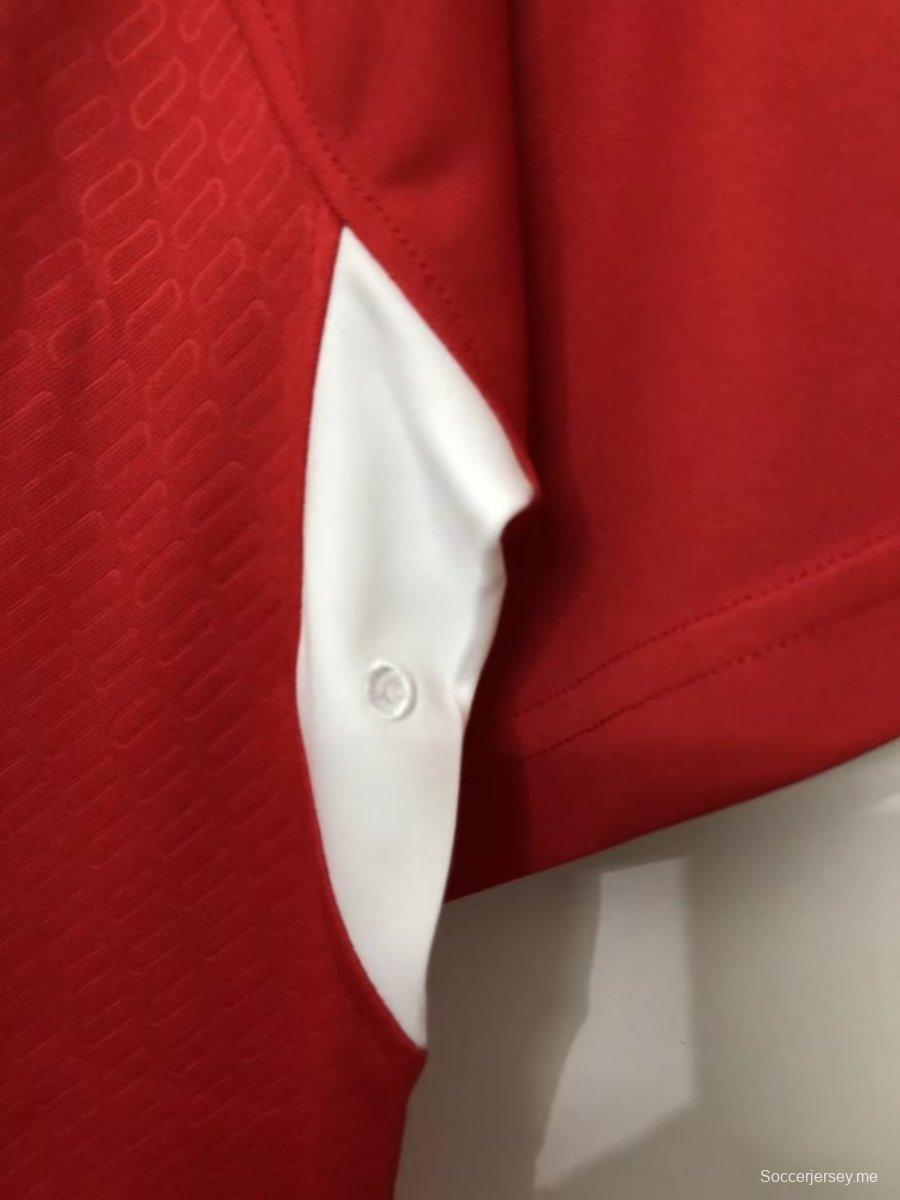 قميص بأكمام طويلة الأكمام ريترو 04/05 ليفربول المنزلي