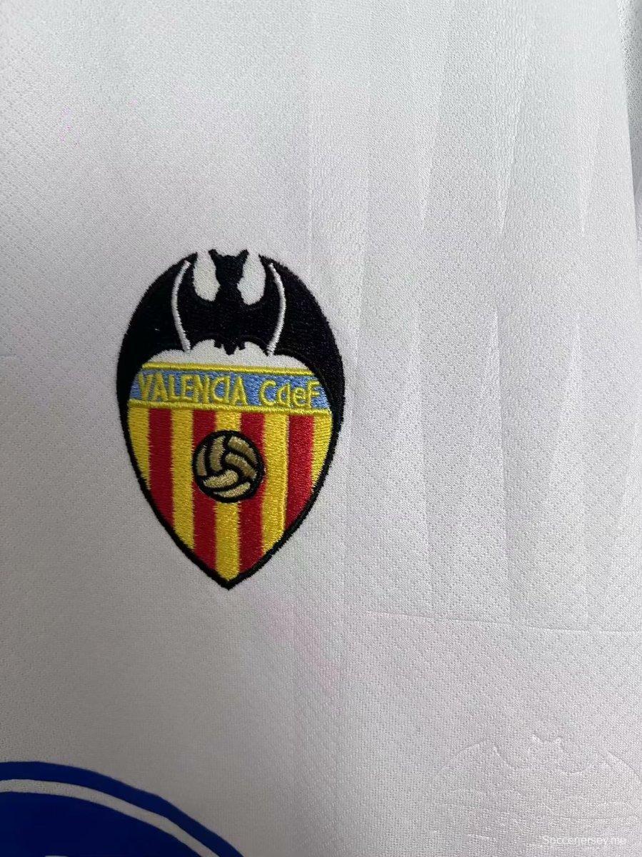 قميص أبيض ريترو 96/97 فالنسيا خارجي أبيض قديم