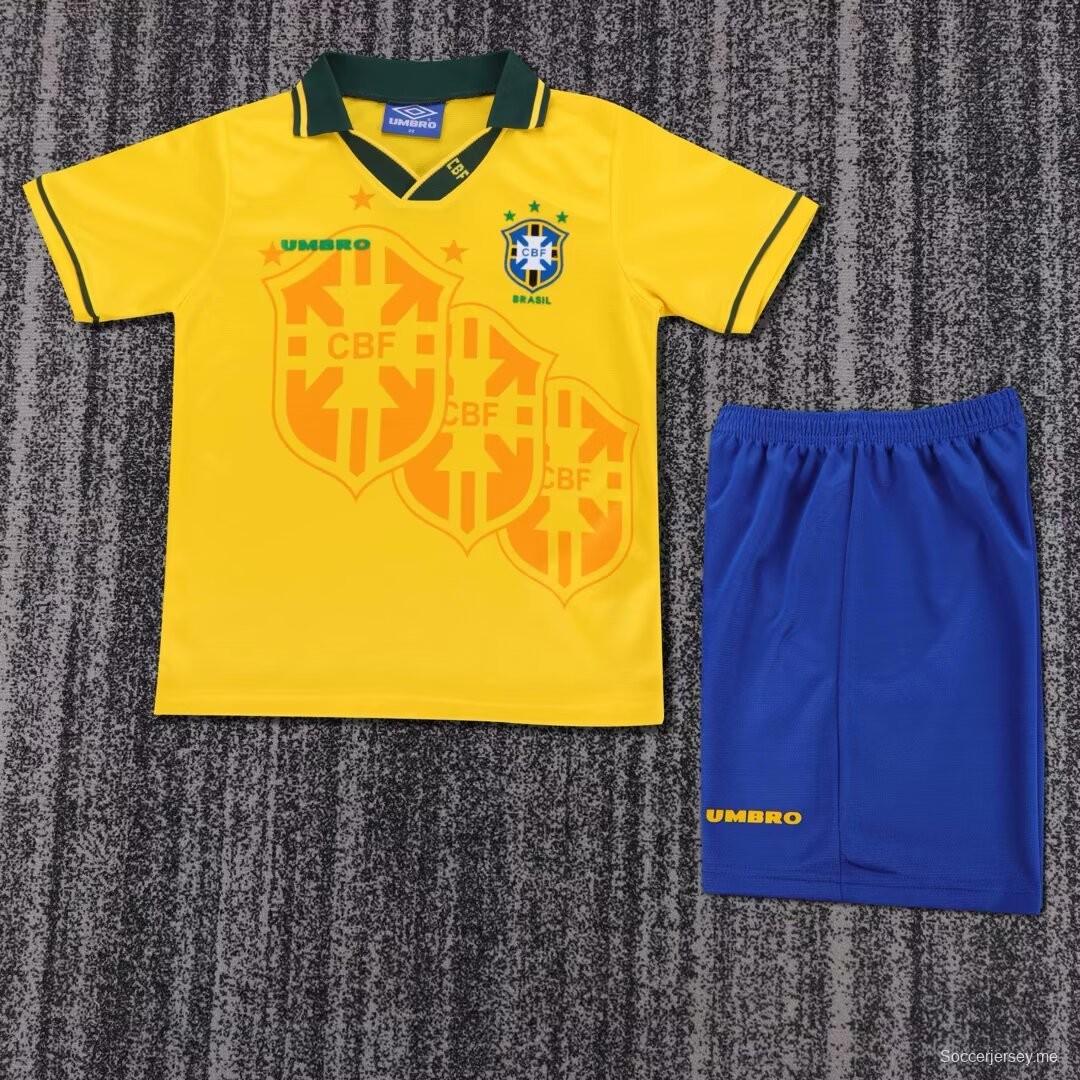 قميص منتخب البرازيل 1994 ريترو كيدز 1994