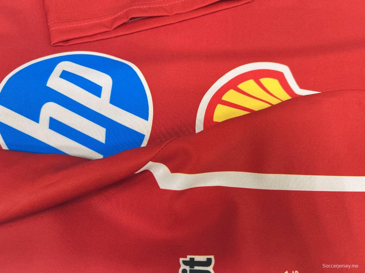 قميص فريق سكوديريا فيراري 2025 فريق سكوديريا فيراري 2025 بأكمام قصيرة - طراز سباقات الفورمولا 1