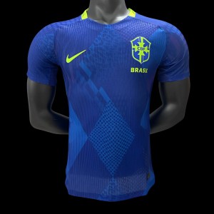 إصدار اللاعب 2025 قميص البرازيل الأزرق خارج الديار 2025