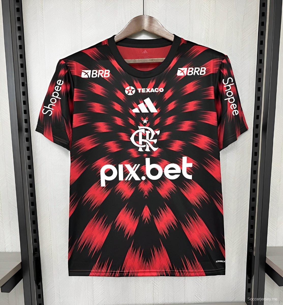 25/26 فلامنجو فلامنجو قبل المباراة كل الرعاة S-XXXXL