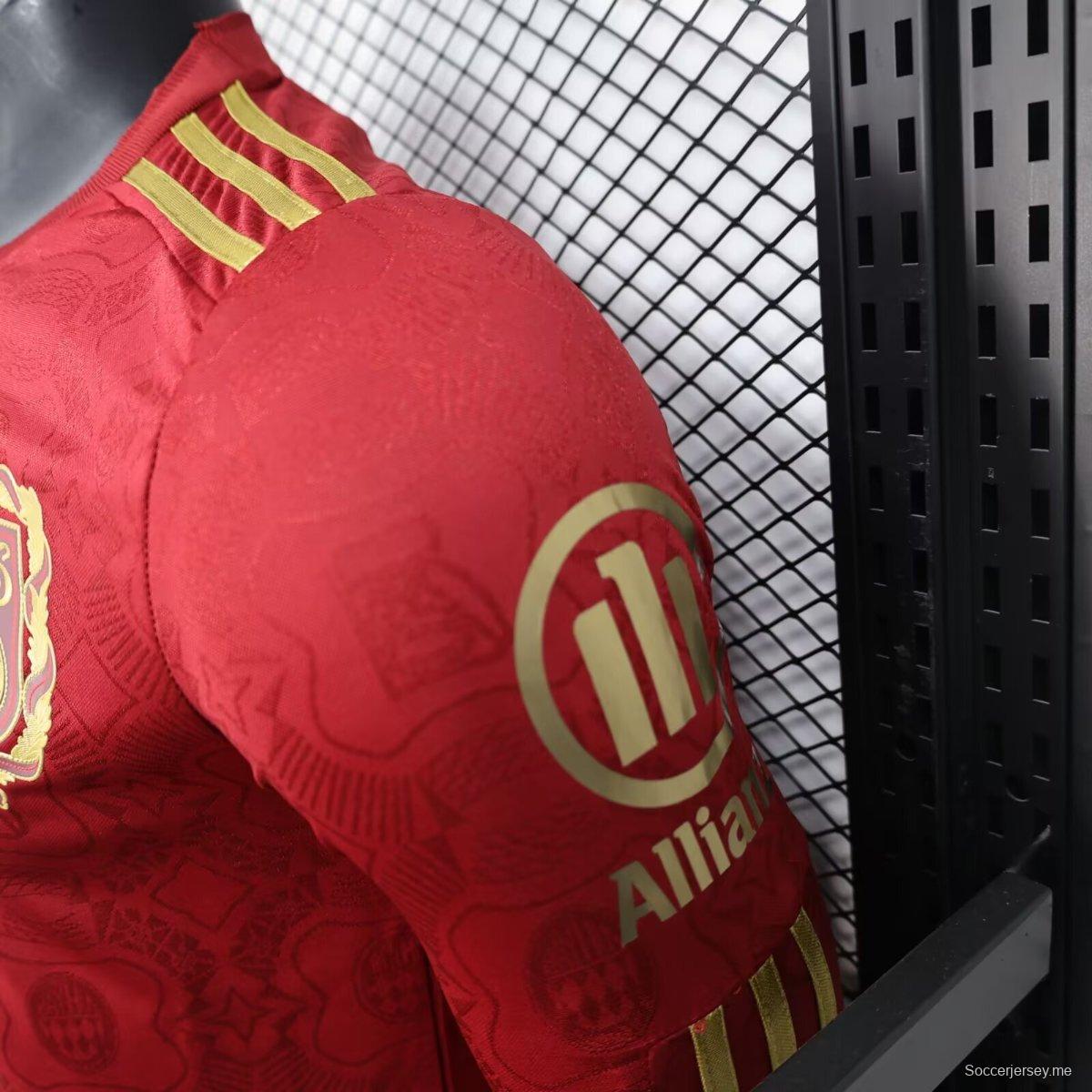 نسخة اللاعب 24/25 قميص بأكمام طويلة الأكمام بمناسبة الذكرى 125 لتأسيس بايرن ميونيخ