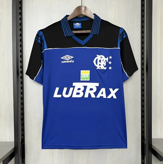 99/00 قميص حارس مرمى فلامنجو فلامنجو ريترو أزرق اللون