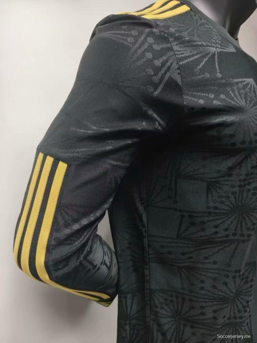 إصدار اللاعبين 2025 قميص خاص بأكمام طويلة الأكمام خاص بكأس المكسيك الذهبية 2025