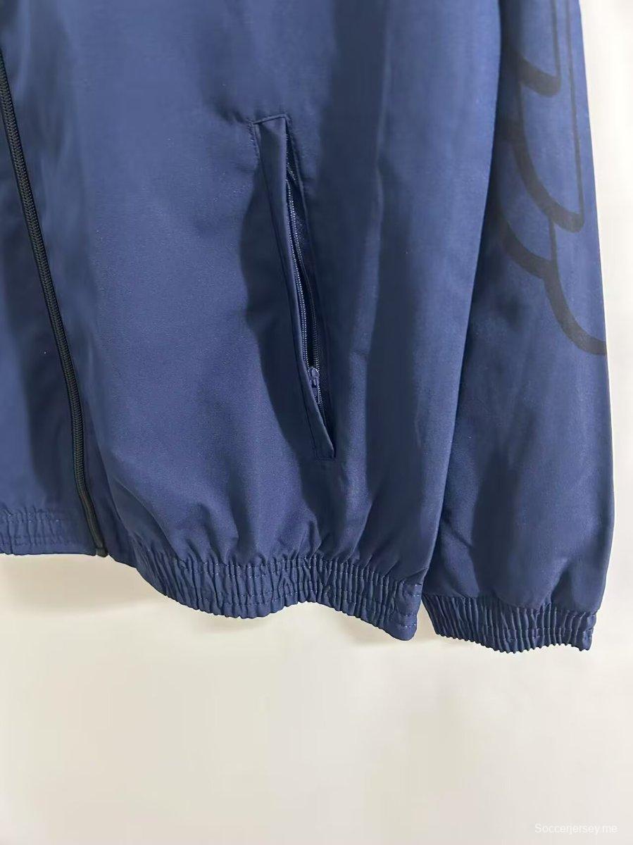 25/26 سترة واقية من الرياح من باريس سان جيرمان البحرية