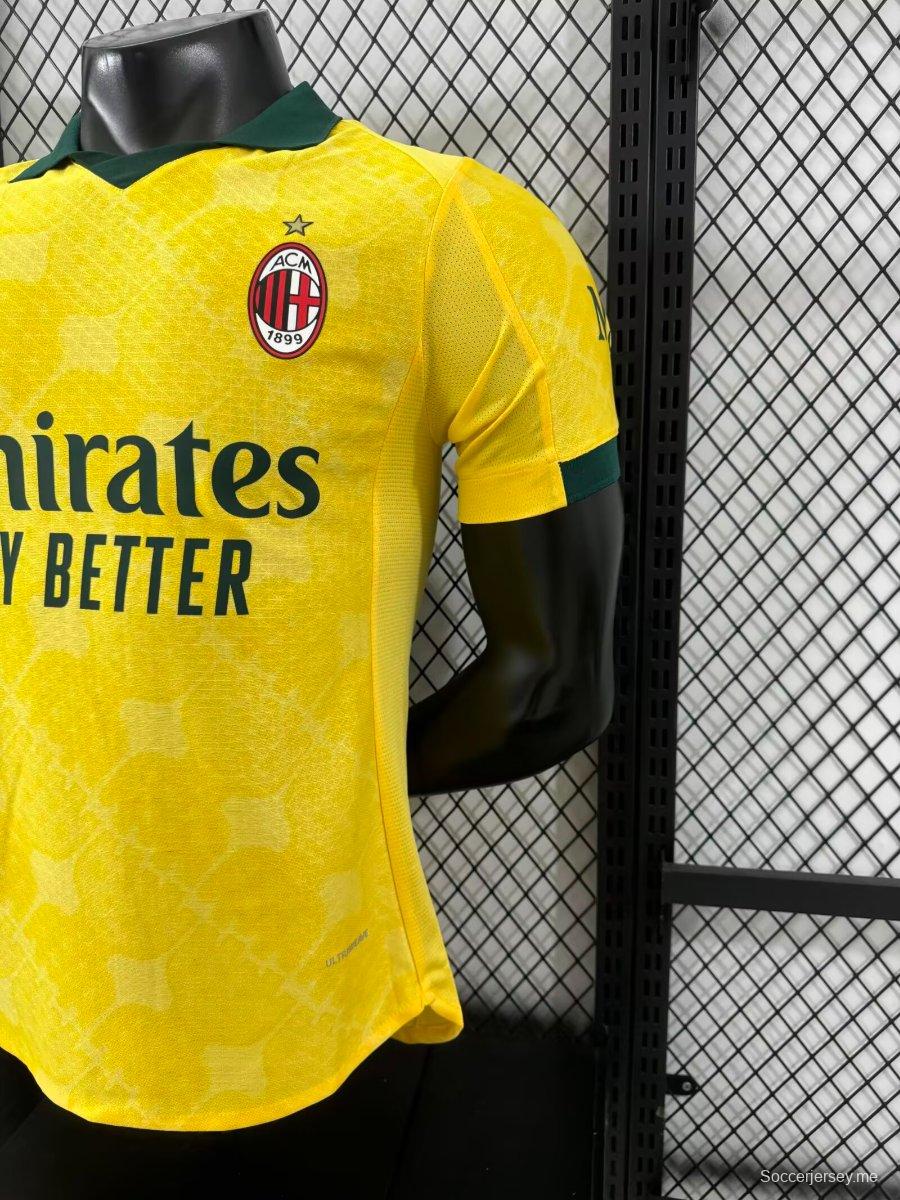 إصدار اللاعب 25/26 قميص أصفر اللون أصفر اللون أصفر اللون أصفر 25/26 أسيتون
