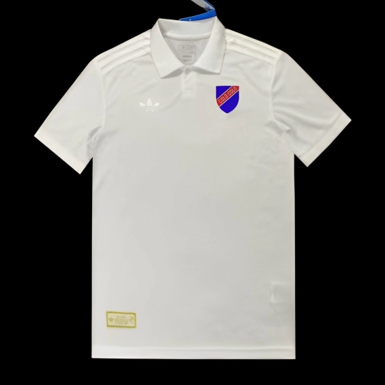 25/26 COLO COLO قميص الذكرى المئوية البيضاء