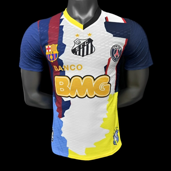 إصدار اللاعب 25/26 نيمار جونيور JR برشلونة/باريس سان جيرمان/سانتوس قميص خاص