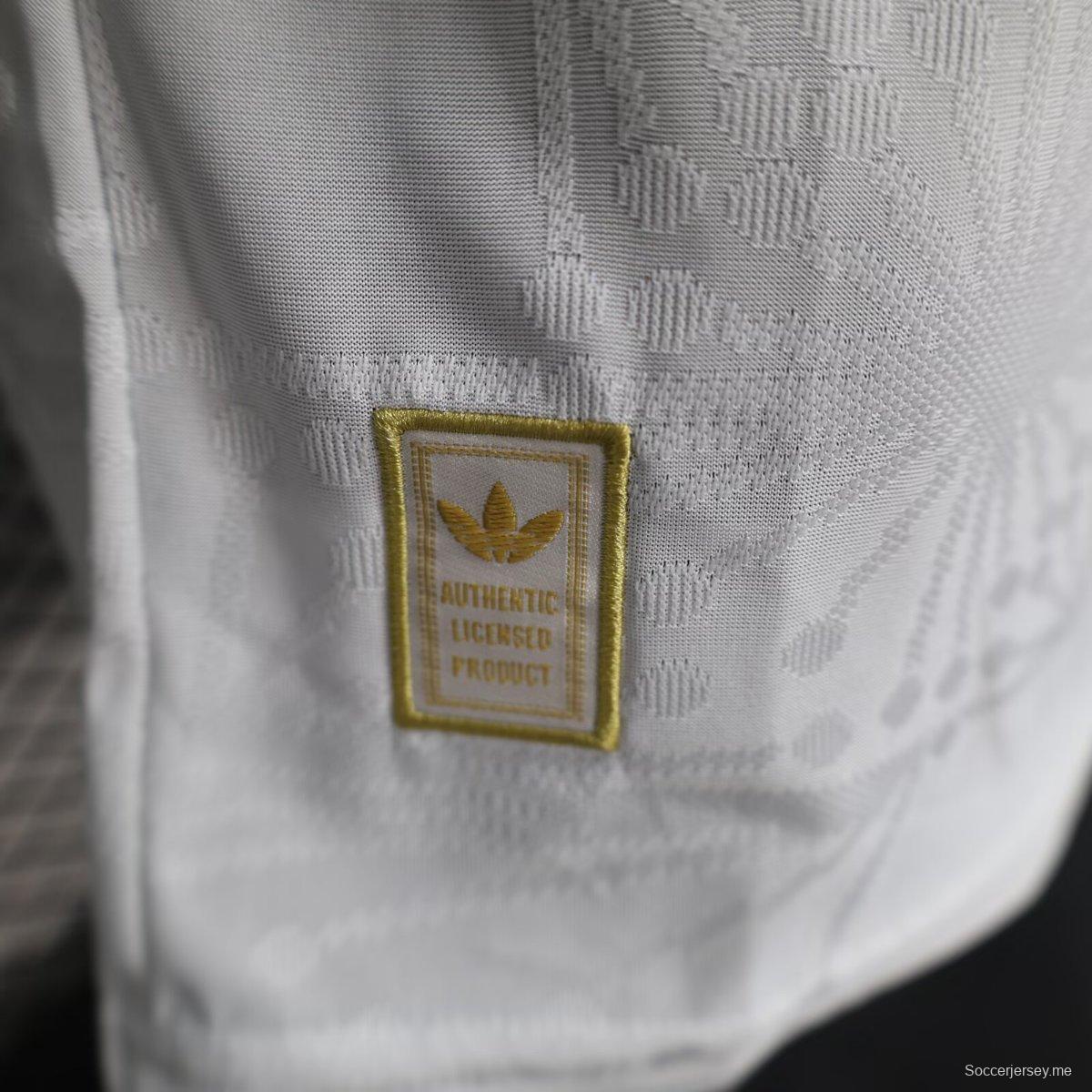 2025 الكأس الذهبية للمكسيك 2025 قميص أبيض بأكمام طويلة أبيض