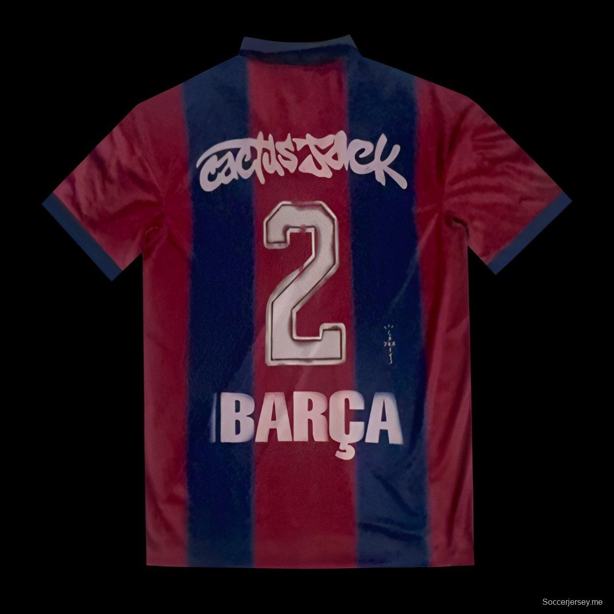 25/26 قميص برشلونة ترافيس سكوت الخاص 25/26