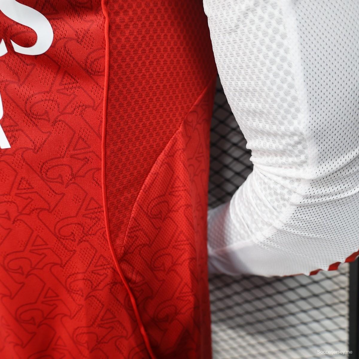 إصدار اللاعب 25/26 قميص بأكمام طويلة الأكمام من أرسنال