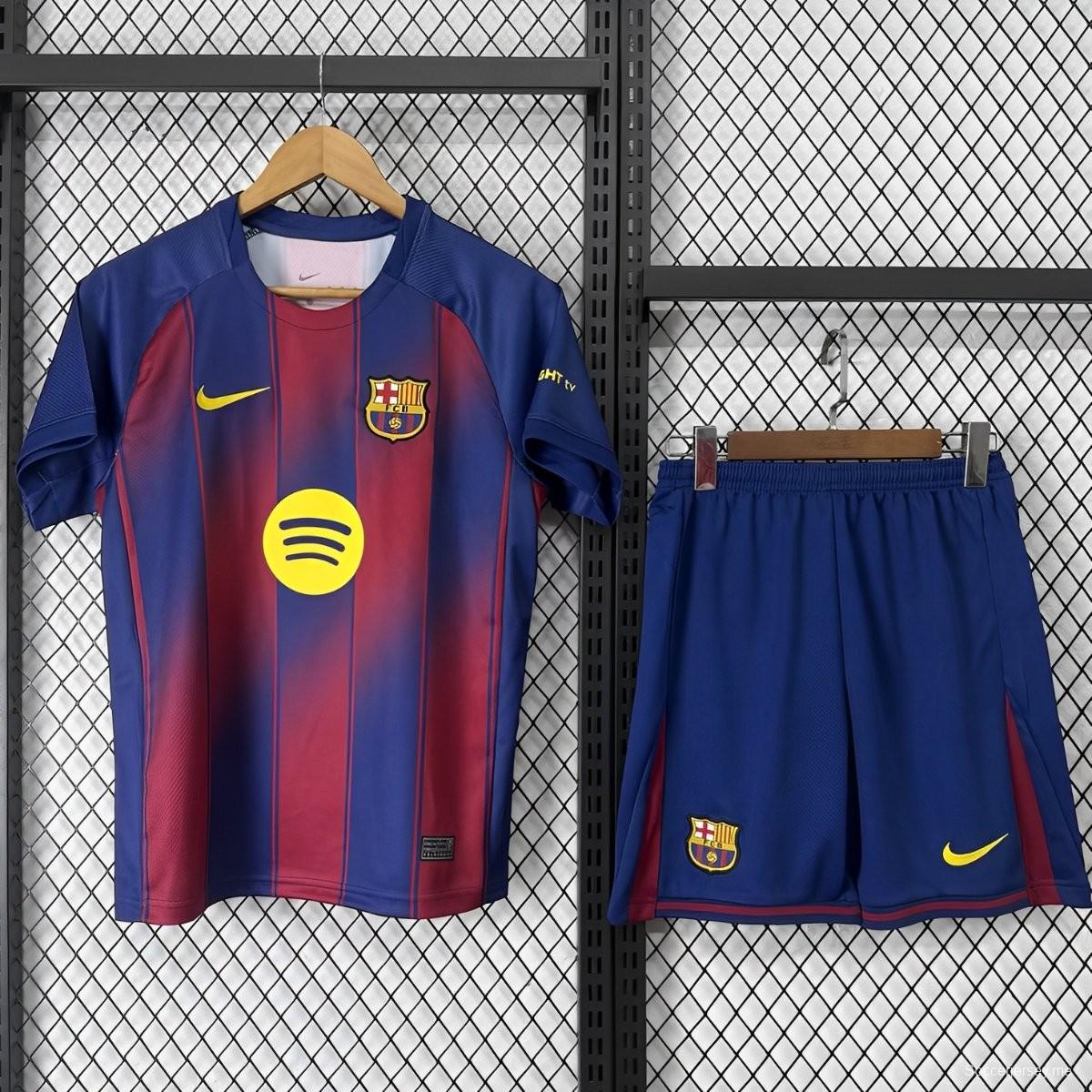 25/26 قميص برشلونة الأساسي للأطفال