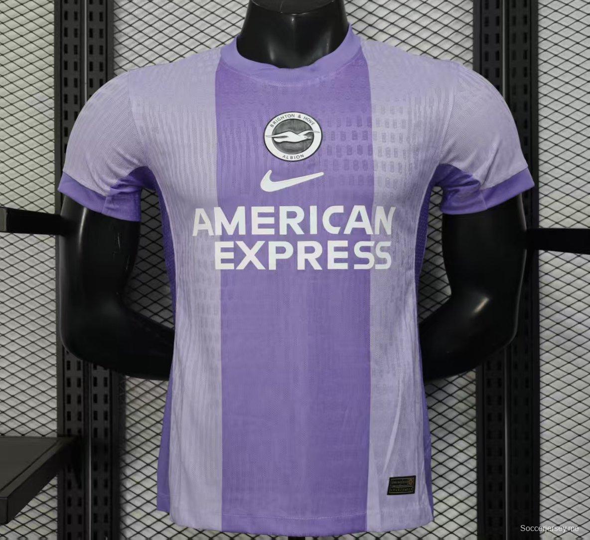 إصدار اللاعب 25/26 قميص فريق برايتون هوف ألبيون خارج أرضه