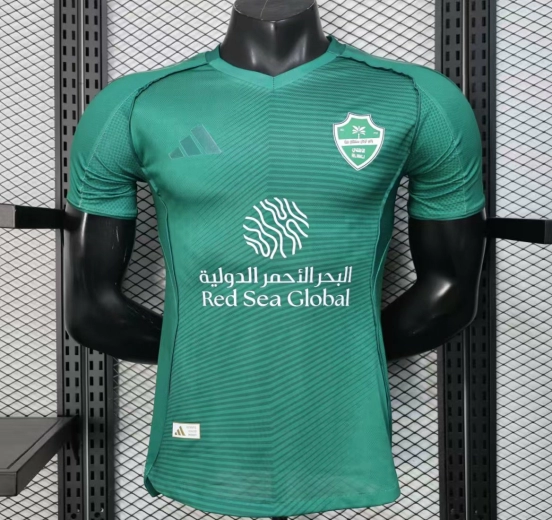 نسخة اللاعب 25/26 قميص الأهلي الأخضر خارج أرضه الأهلي 25/26