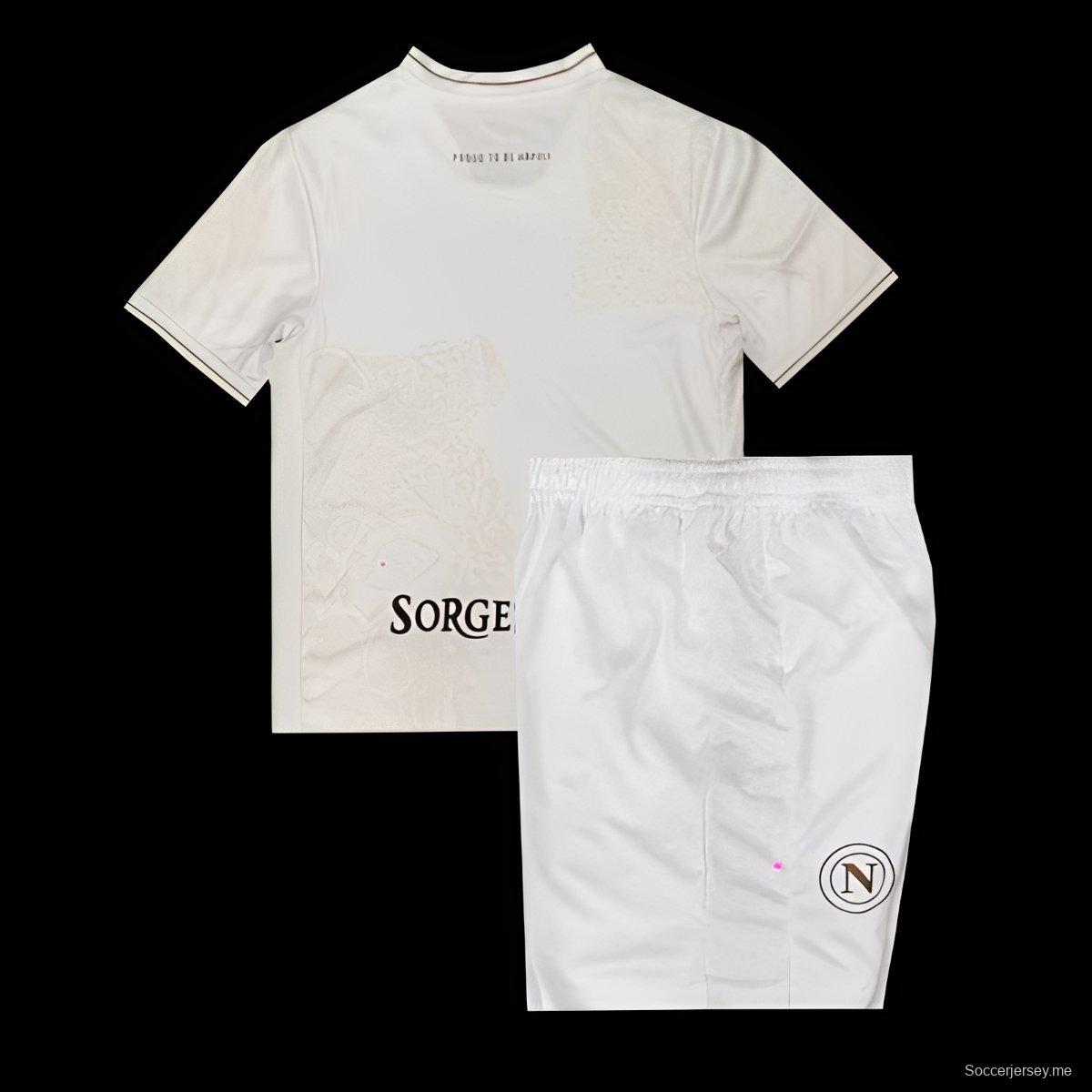 25/26 قميص أطفال نابولي خارج الملعب