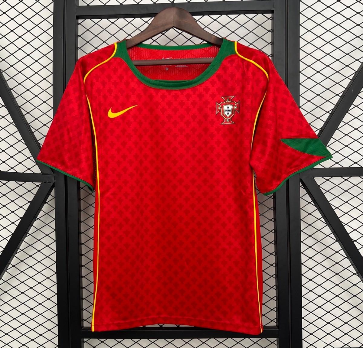 قميص منتخب البرتغال القديم 2004 ريترو هوم جيرسي