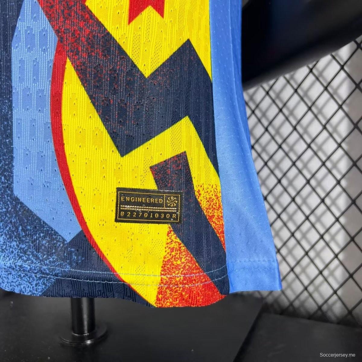 إصدار اللاعب 25/26 قميص نادي برشلونة في الكلاسيكو الرابع قبل المباراة