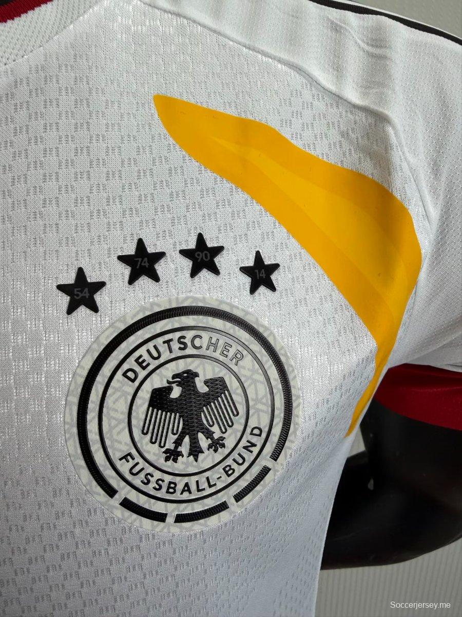 إصدار اللاعب 2026 ألمانيا 2026 قميص تدريب أبيض قبل المباراة
