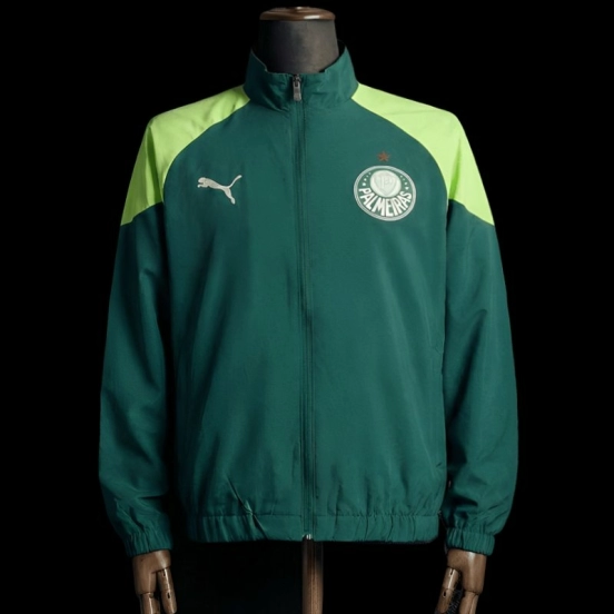 2026 سترة واقية من الرياح باللون الأخضر من Palmeiras