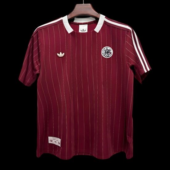 2026 Ajax Adidas Terrace Icons قميص كستنائي