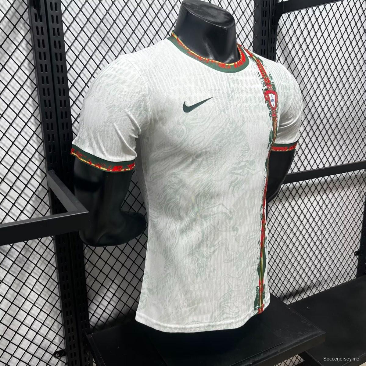 قميص اللاعب النموذجي الأبيض للمنتخب البرتغالي، الإصدار 2026