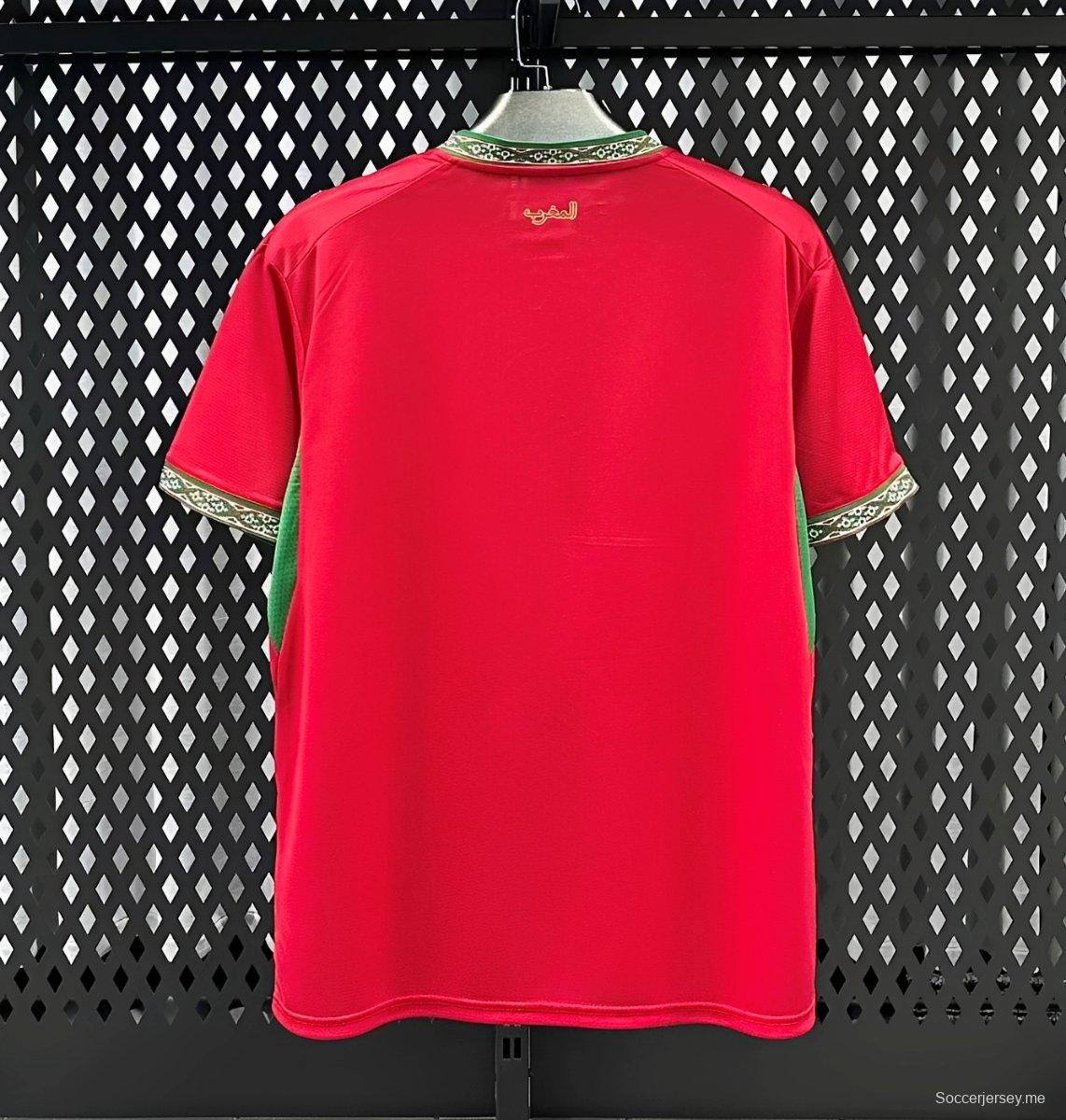 قميص المنتخب المغربي للمباريات على أرضه لعام 2026