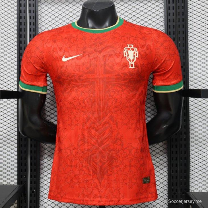 قميص المنتخب البرتغالي الأحمر الخاص باللاعبين، الإصدار 2026