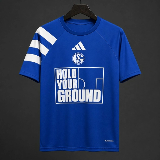 26/27 شالكه 04 قميص تدريب أزرق ملكي "Hold Your Ground"